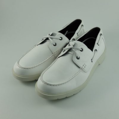 Giày da big size màu trắng trẻ trung cho nam MS 3191